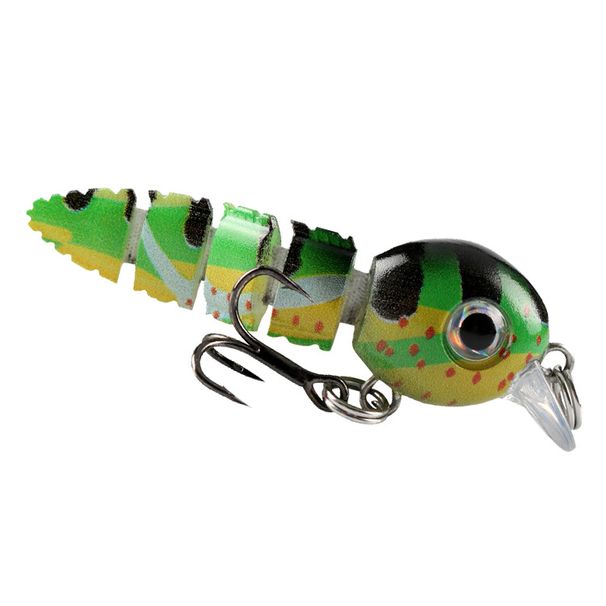 1Pcs 5.5cm/4g Multi Jointed Swimbait Fishing Lures Crankbait Lifelike Hard Fish Baits Small Fishing Lure Set Wobblers Tackle_desvips.com