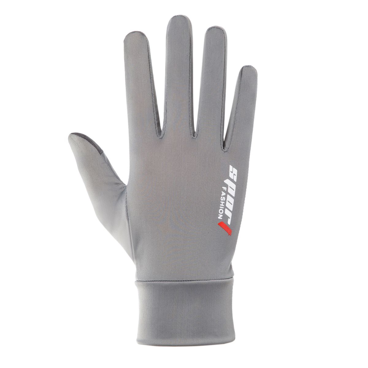 Spring And Autumn Cycling Touchscreen Slip Imitation Sun Ice Silk Full Finger Printed Unisex Breathable Driving Gloves_desvips.com