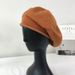 Autumn Winter New Wool Knitted Cloud Hat For Women Internet Celebrity Versatile European Style Beret Trendy_desvips.com