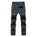 Men's Quick-Dry Pants Summer Lightweight Stretch Hiking Breathable Casual Sports Loose Fit Color Block Fishing Trousers_desvips.com