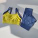 Women's High Strength Yoga Outfit Set Cat Ear Series Two Piece Sportswear Gym Set_desvips.com
