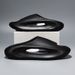 Unisex Platform Slides - Thick EVA Sole For Height Boost Non-Slip & Lightweight Trendy One-Strap Sandals For Outdoor/Sport Wear_desvips.com