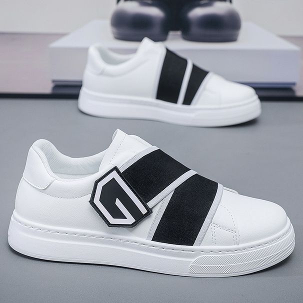 Versatile Breathable Board Seasonal Casual Fashionable And Trendy Sports Shoes, Velcro Men's Haruku Style Shoes_desvips.com