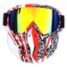 Cycling Eyewear Detachable Glasses Motorcycle Ski Racing Goggles_desvips.com