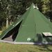 Family Teepee Tent - Spacious Blue/Gray/Green Polyester Camping Retreat With Modern Design - 560 X 560 X 300 Cm_desvips.com