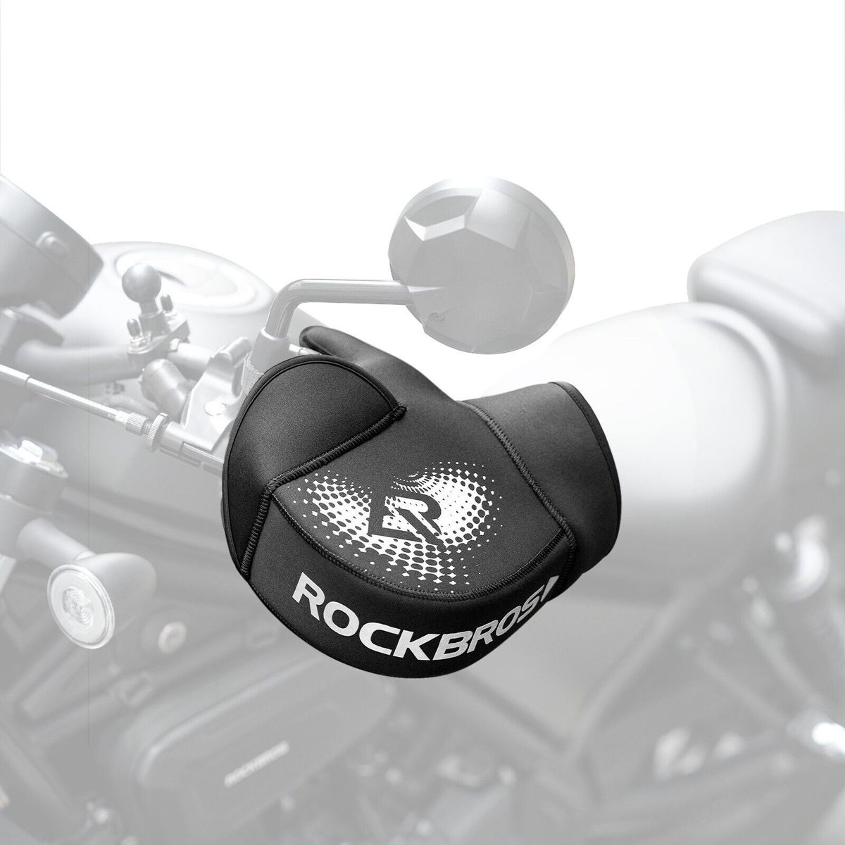 ROCKBROS bicycle and motorcycle handlebar grips, handlebar guards, windproof hand warmers_desvips.com