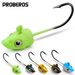 Fish Lead Head Anti-Hooking Lure 3.5g 5g 7g Soft Bait Jig Hook_desvips.com