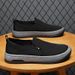 Cloth shoes men's spring and fall canvas shoes men's sports lazy people a stirrup driving summer ice breathable casual shoes_desvips.com