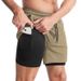 Cross-border European Size Summer New Ice Silk Men, Suitable For Outdoor Casual Sp, Quick-drying Five-point Beach_desvips.com
