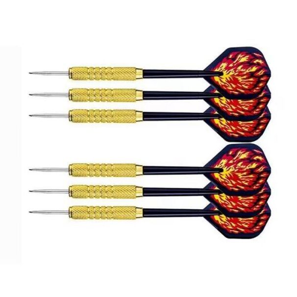 Dart Set - Professional Darts With Double-Sided Flocked Dartboard For Home Use_desvips.com