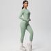 Women's Active Sets New Tight Fitting Sanded Yoga Suit Cloud Feeling Quick Drying Fitness Clothes Outdoor Leisure Running Sports Suit For Women_desvips.com