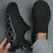 Men Casual Sport Breathable Lightweight Sneakers Outdoor Mesh Black Running Athletic Jogging Tenis Walking Shoes 260320_desvips.com