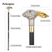 Silver Golden Rabbit Long Ear Gentleman Stage Cane Decorative Stick Decorative Cane Cosplay And Parties, For Cosplay & Party_desvips.com