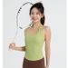 New Sports Bra For Women, Shockproof Running Ribbed Fitness Halter Neck Beautiful Back Yoga Vest Top Breathable_desvips.com
