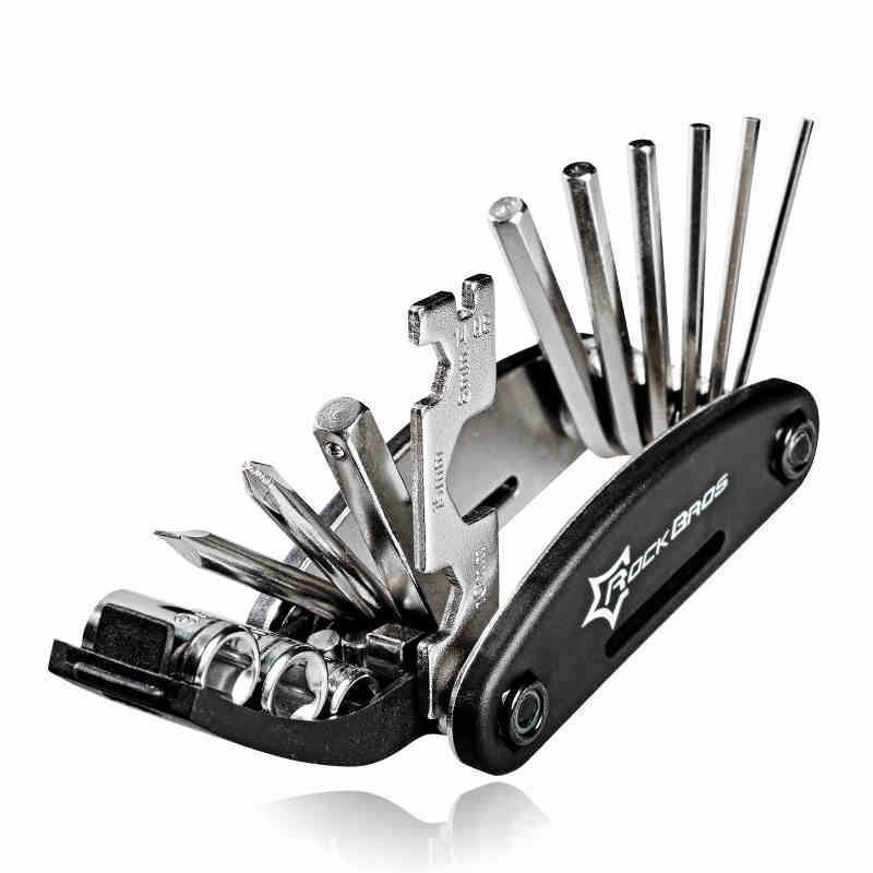 ROCKBROS Fahrrad 16-in-1 Multifunktionswerkzeug Faltwerkzeug Reparatur-Set_desvips.com