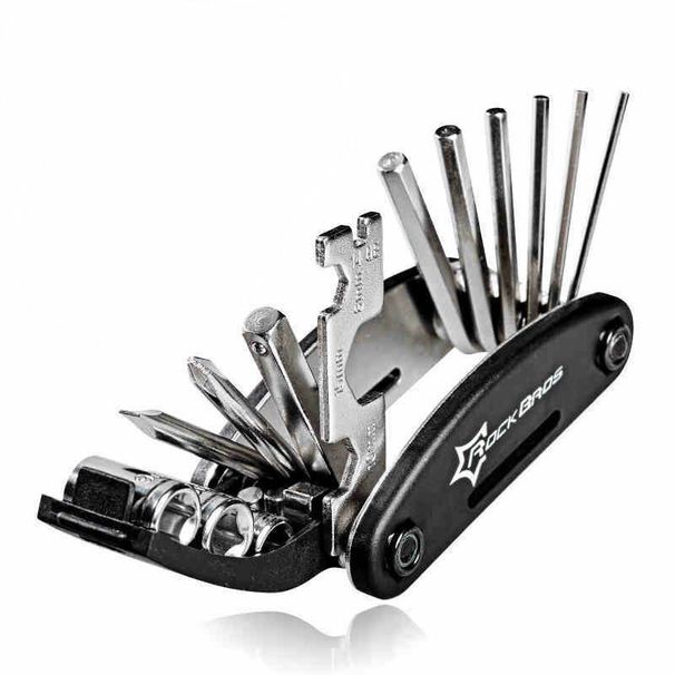 ROCKBROS Fahrrad 16-in-1 Multifunktionswerkzeug Faltwerkzeug Reparatur-Set_desvips.com