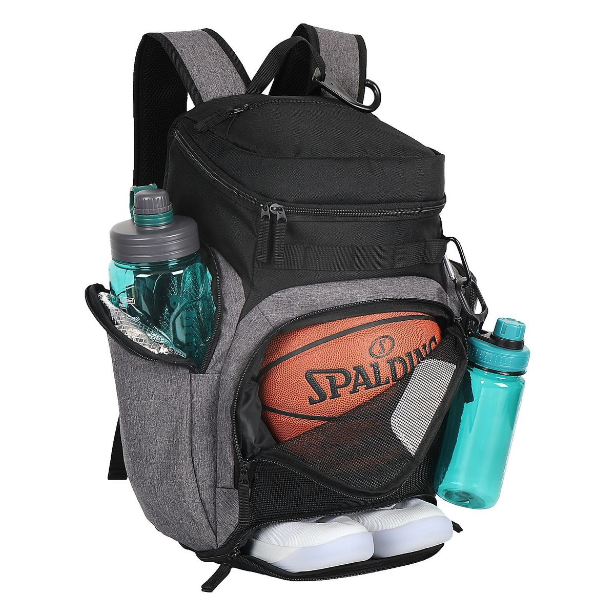 Large Basketball Bag Large Capacity Training Backpack Men's Travel Computer Backpack Can Hold Shoes Multi Color Schoolbag_desvips.com