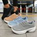 Women's Sports Wide Toe Casual Breathable Mesh Platform Sole Comfortable Walking Running Sneakers Trend Ladies Footwear_desvips.com