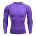 Men's Stretch Fitness Long Sleeve Shirt - Moisture Wicking Workout T-Shirt For Gym, Running & Outdoor Sports_desvips.com