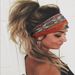 Headwear Accessories European And American Women's New Knitted Milk Silk Printed Sports Hair Band Ribbon Yoga Headband_desvips.com
