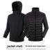 New National Standard GB/T32614-2023 II Grade Jacket With Detachable Down Liner Three-in-One Unisex Two-Piece Set_desvips.com