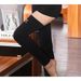 Knitted extended warm jacquard leg gua, hiking and running basketball thin breathable high elasticity sports knee_desvips.com
