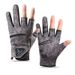 Sports Men And Women Sunscreen Gloves Summer Outdoor Cycling Driving UV Protection Ice Silk Half Finger Non-Slip Fishing Gloves Breathable And Durable_desvips.com