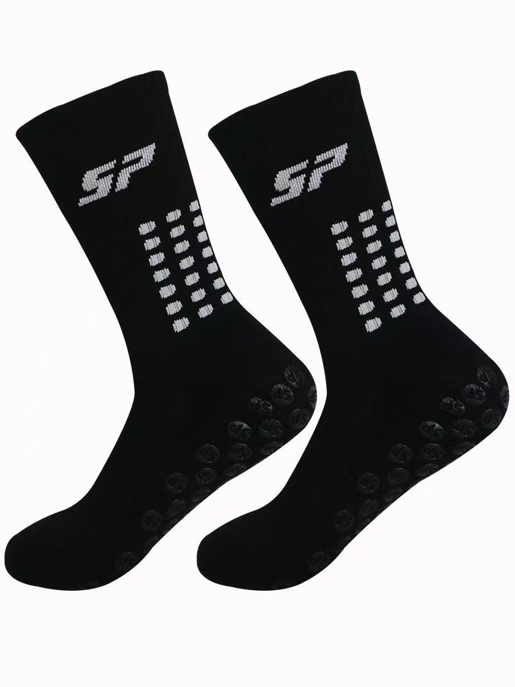 SP Sports Anti-Slip Socks Mid-Calf Terry Sole Sweat-Absorbing Training Socks For Soccer Running Cycling_desvips.com