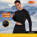 Autumn Winter Sports Top Base Layer Fleece Lined Thermal Underwear Basketball Training Wear Fitness Clothing Long Sleeve_desvips.com