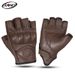 High Quality Summer Genuine Leather Motorcycle Half Finger Gloves For Men And Women Riding Motorcycles, Anti Fall And Breathable_desvips.com