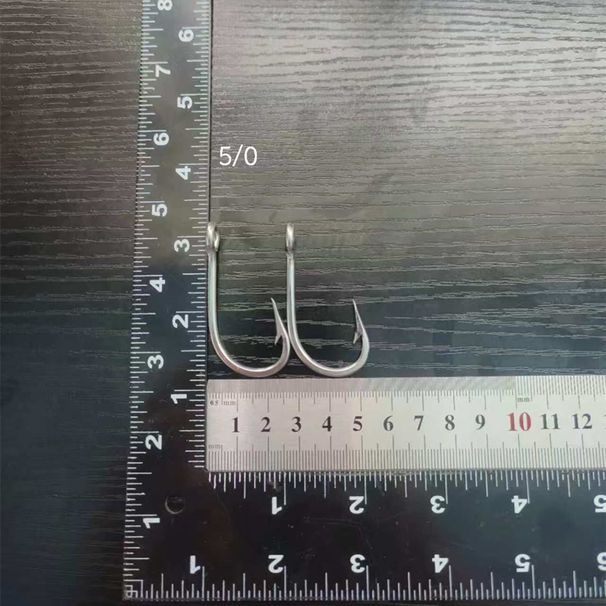 ZYZHE Large Fishhooks 5/0-13/0# 2~7pcs/Bag Stainless Steel Tuna Sea Boat Fishing Hooks Powerful Big Fish Hooks Tackle_desvips.com