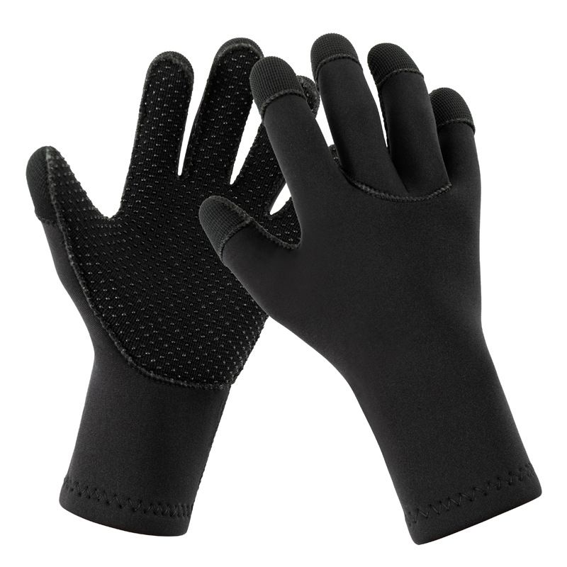 3mm Camo Neoprene Diving Gloves - Anti-Slip, Abrasion-Resistant, Warm & Protective For Men & Women - Fishing, Snorkeling, Swimming ( S/M/L/XL)_desvips.com