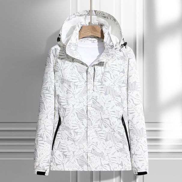 Hot-Selling Spring And Autumn Thin Maple Leaf Fashion Sports Outdoor Unisex Couple Casual Jacket Windbreaker_desvips.com