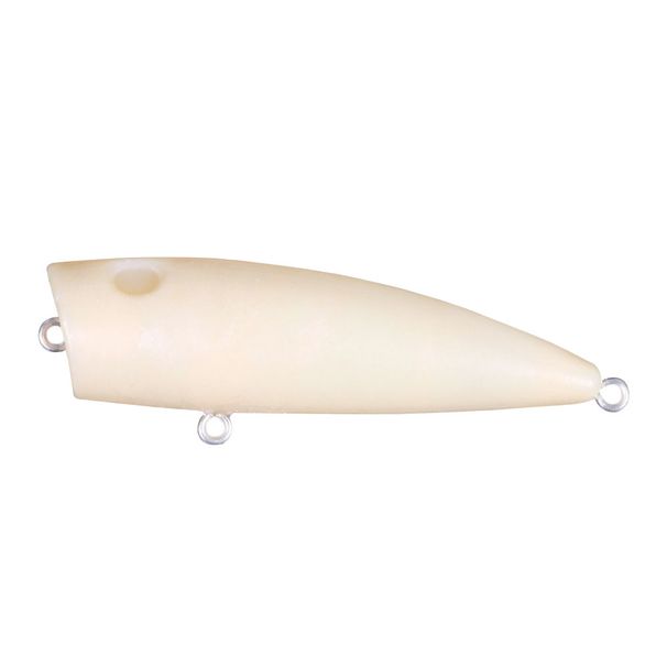 10pcs Unpainted Popper Lure 7cm 6.8g, DIY Blank Body Topwater Wobbler, Floating Splashing Hard Bait For Bass Pike Fishing_desvips.com