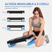 Step Fitness Per Aerobica Antiscivolo E Regolabile Su 3 Altezze, In PP, 80x31x20 Cm, Blu E Nero_desvips.com