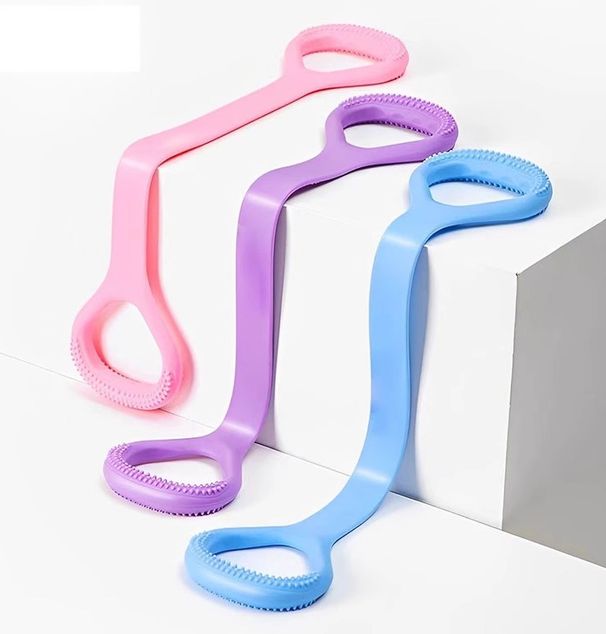 Eight-Character Resistance Fitness Women Stretching Elastic Band Exercise Equipment Home Shoulder Opener Beauty Back_desvips.com