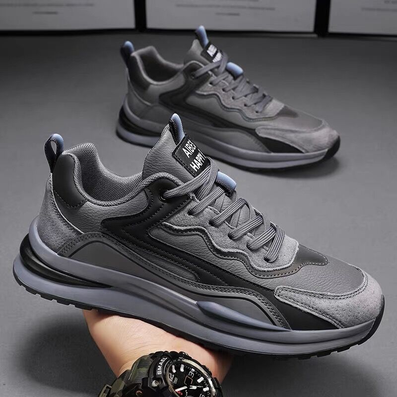 Spring Wear-resistant Work Casual 2024 New Anti-slip Running Men's All-match Sports Shoes_desvips.com