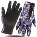 Cycling Gloves Touch Screen Ski Gloves, Cycling Gloves, Men's And Women's Fleece Water Repellent Zipper Electric Vehicle Gloves_desvips.com