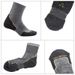 ZEALWOOD Marathon Running Socks, Men's Women's Outdoor Merino Wool Sports Compression Socks Breathable Cushion Cycling_desvips.com