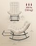 VASAGLE Outdoor Rocking Chair With Extendable Footrest And Removable Cushion_desvips.com