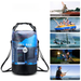 New Outdoor Sports PVC Waterproof Bucket Bag Swimming Beach Bag Hiking Bag Drifting Waterproof Bag_desvips.com