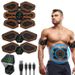 Vibration Fitness Massager New Ems Abdominal Patch Home Outdoor Smart Abdominal Muscle Instrument Sports Fitness Equipment Massager_desvips.com