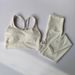 Women's Quick Drying Pilates Fitness Wear Set - Nude Feel Solid Color Shockproof Push up Sports Bra Yoga Training Outfit_desvips.com