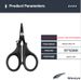 Multi-Functional Heavy Duty PE Stainless Steel Line Cutter Lure Small Serrated Scissors Outdoor Fishing_desvips.com