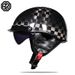 retro half helmet motorcycle helmet summer motorcycle cruise four seasons 3C certified carbon fiber men and women_desvips.com