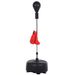 Punching Ball Da Terra, Sacco Da Boxe Da Terra Con Base Riempibile, Ventose E Guantoni, Altezza Regolabile 4 Livelli Da 136-154 Cm, Speed Bag Per Home Gym E Palestra, Nero_desvips.com