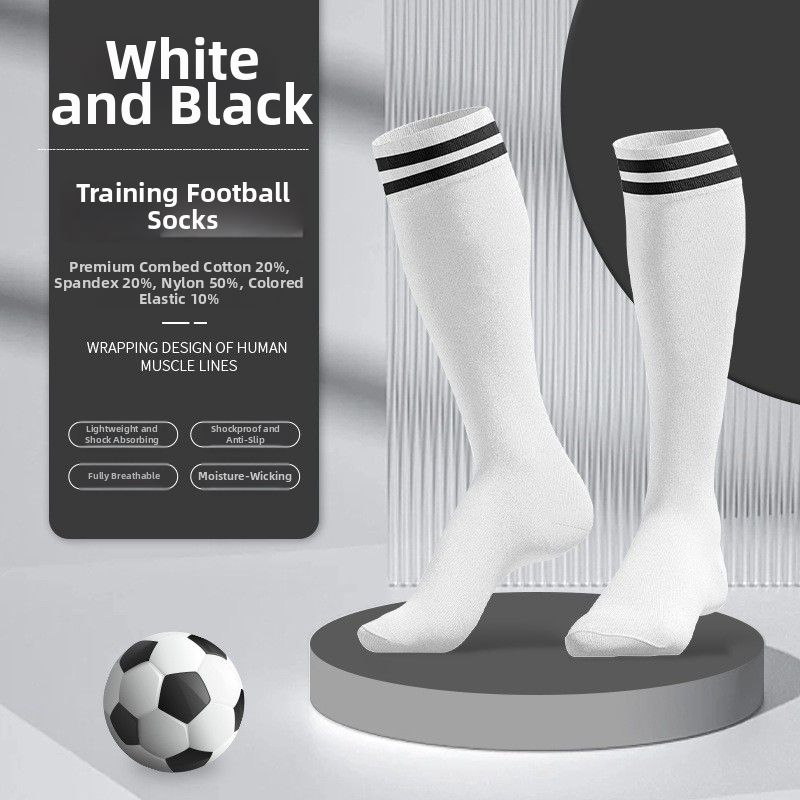 Men's Non-Slip Soccer Socks Wholesale Long Odor Resistant Terry Soled Practical Summer Thickened Professional Sports Short Socks_desvips.com