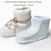 Warm Snow For Women 2025 New Winter Women's Moon Thin Sole Mid-Calf Water-Resistant Space Boots_desvips.com