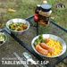 Outdoor Stainless Steel Dining Bowls, 16 Piece Tableware Set, Self Driving Travel, Portable Camping Barbecue Plates,_desvips.com