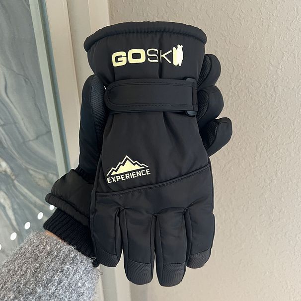 Ins Peak Trendy Anti Slip Skiing Winter Cycling Gloves Thickened Warm Wear Resistant Couple Men Climbing And Playing In_desvips.com